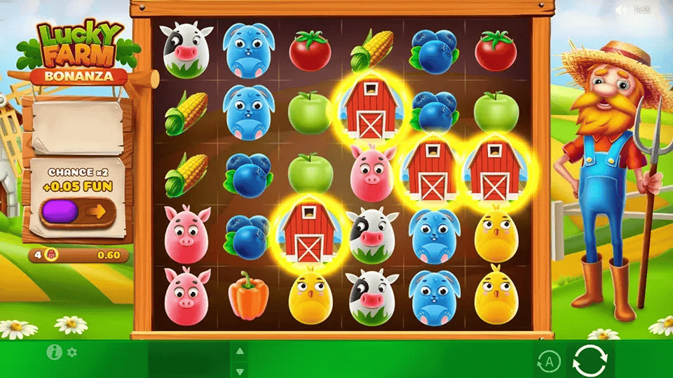 Lucky Farm Bonanza 6 Slot Reels